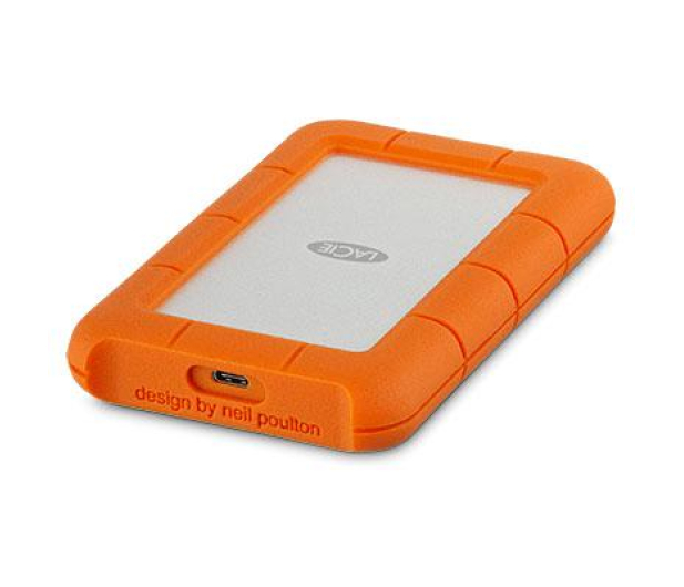 LaCie Rugged 2TB USB 3.2 Gen. 1 Pomarańczowo-Szary - 335473 - zdjęcie 3
